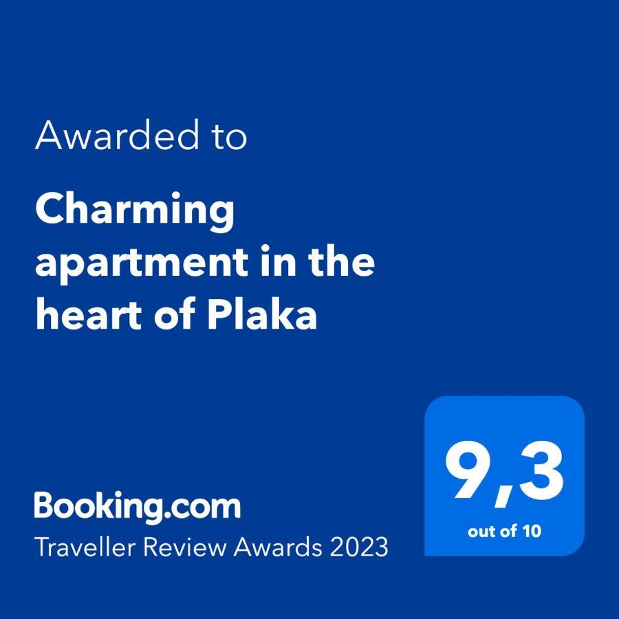 Charming Apartment In The Heart Of Plaka Aten Exteriör bild